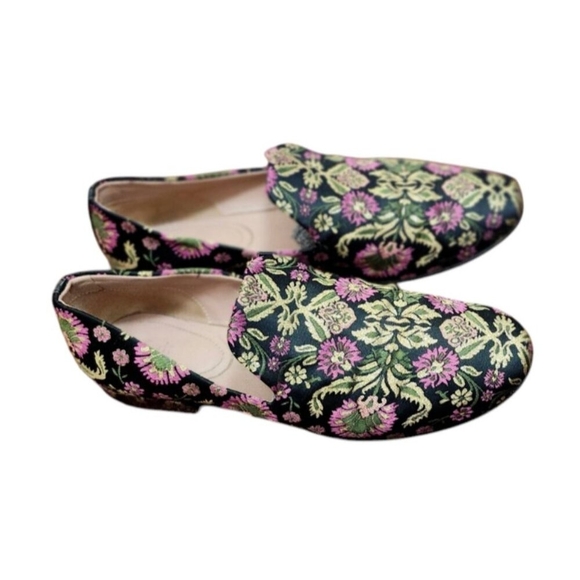 Lewit Brocade Smoking Slippers Flats Size EU 38/US 7.5 - Picture 9 of 14
